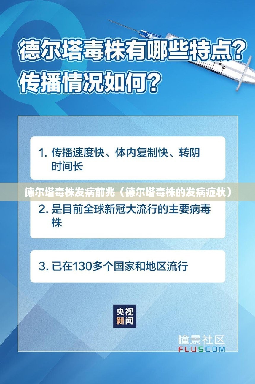 德尔塔毒株发病前兆(德尔塔毒株的发病症状) 德尔塔毒株发病前兆(德尔塔毒株的发病症状)
