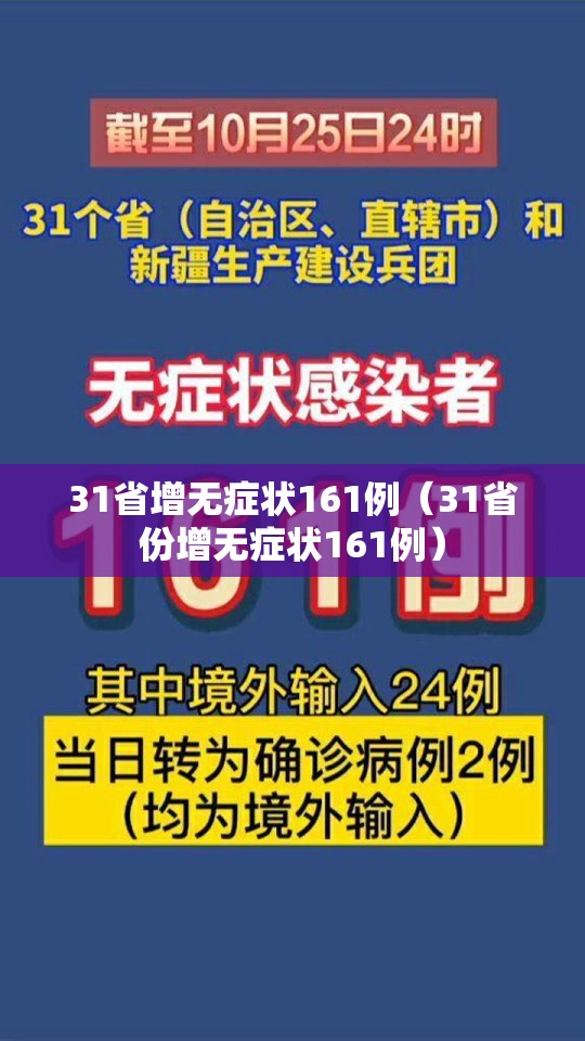 31省增无症状161例（31省份增无症状161例）