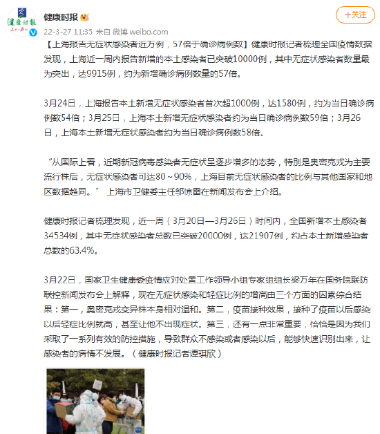 上海感染者日增近千/2021上海感染病例