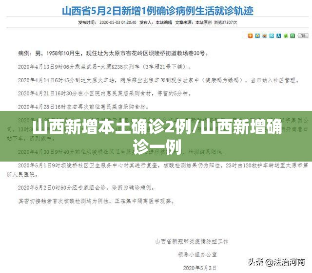 山西新增本土确诊2例/山西新增确诊一例 山西新增本土确诊2例/山西新增确诊一例