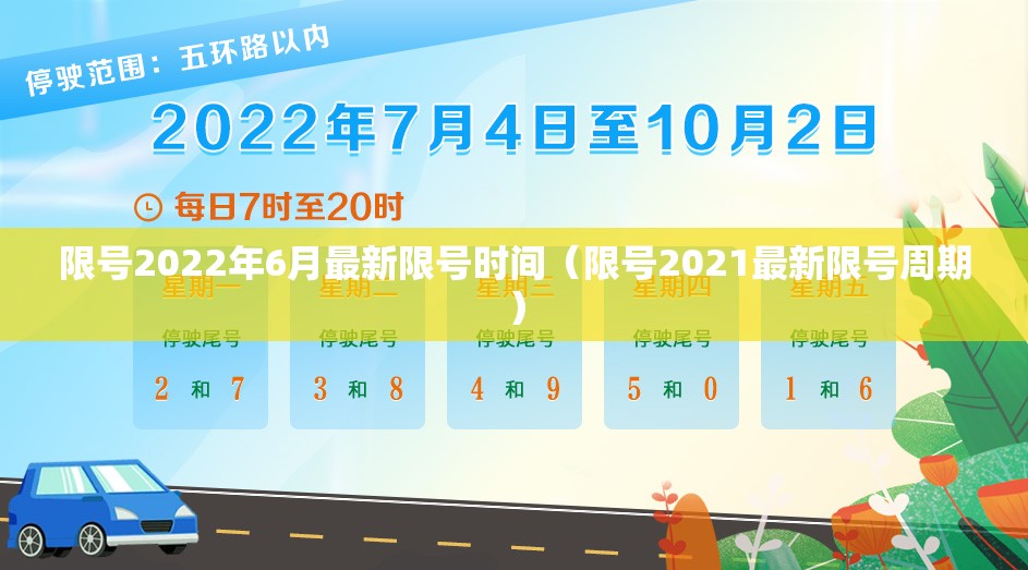 限号2022年6月最新限号时间(限号2021最新限号周期) 限号2022年6月最新限号时间(限号2021最新限号周期)