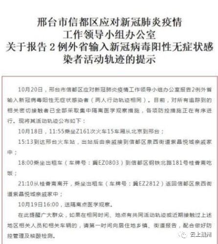 邢台疫情最新数据消息(邢台疫情最新通告) 邢台疫情最新数据消息(邢台疫情最新通告)