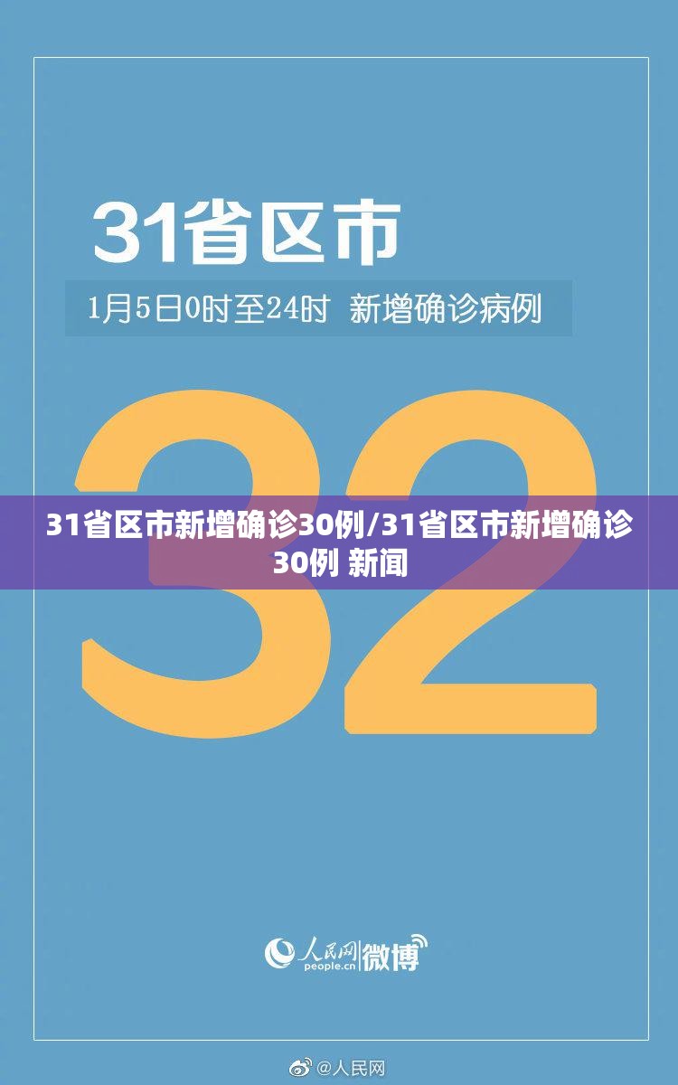 31省区市新增确诊30例/31省区市新增确诊30例 新闻
