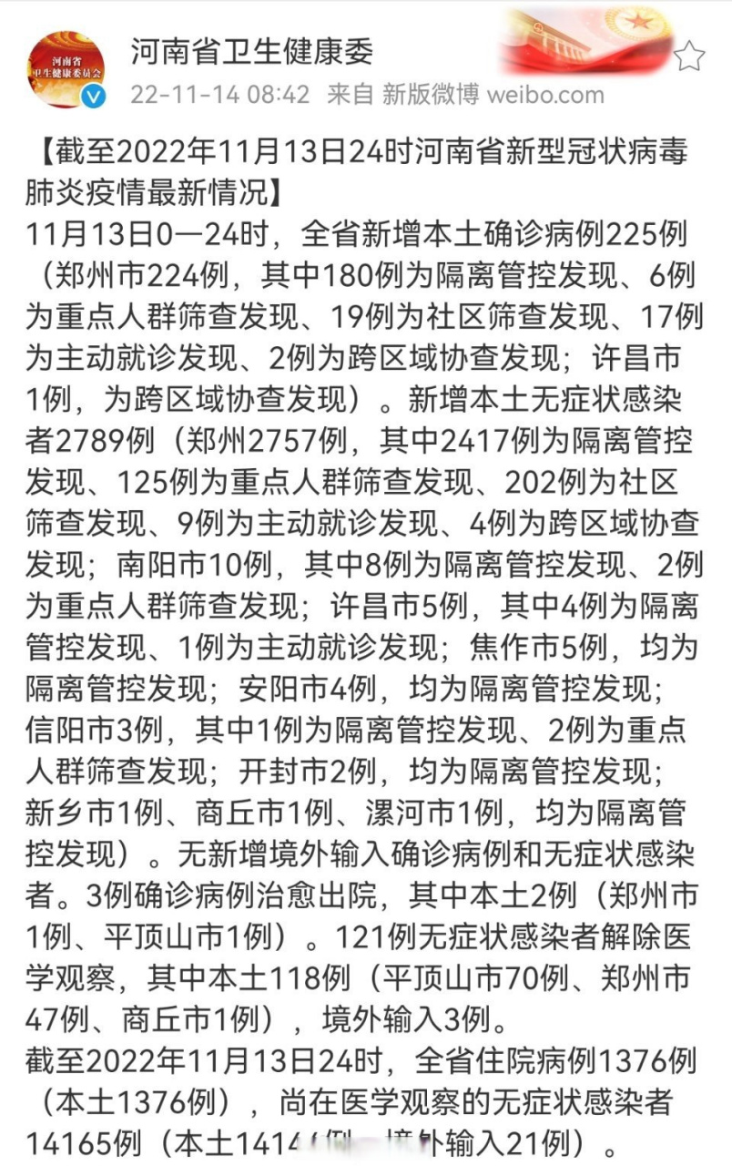 河南最新疫情通报(河南最新疫情病例) 河南最新疫情通报(河南最新疫情病例)
