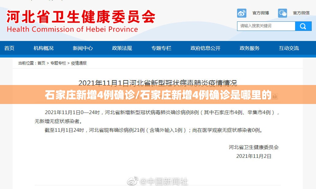 石家庄新增4例确诊/石家庄新增4例确诊是哪里的 石家庄新增4例确诊/石家庄新增4例确诊是哪里的