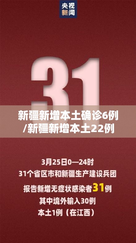 新疆新增本土确诊6例/新疆新增本土22例 新疆新增本土确诊6例/新疆新增本土22例