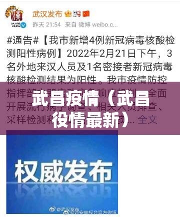 武昌疫情(武昌役情最新) 武昌疫情(武昌役情最新)