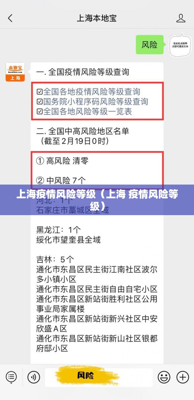 上海疫情风险等级(上海 疫情风险等级) 上海疫情风险等级(上海 疫情风险等级)